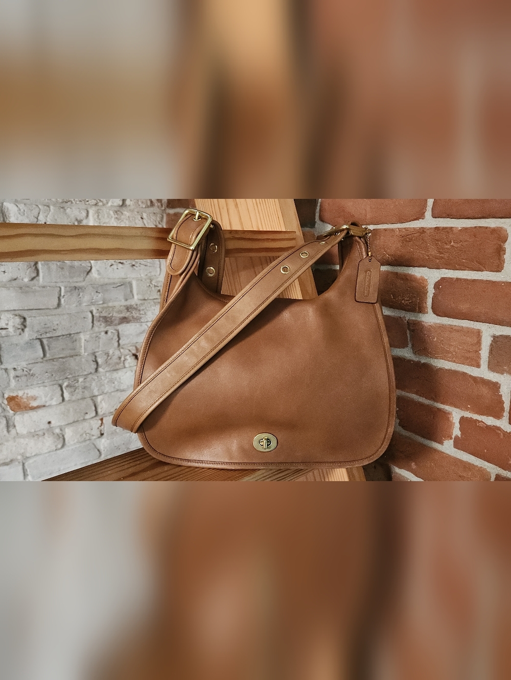 Coach Legacy Crescent Saddle Bag